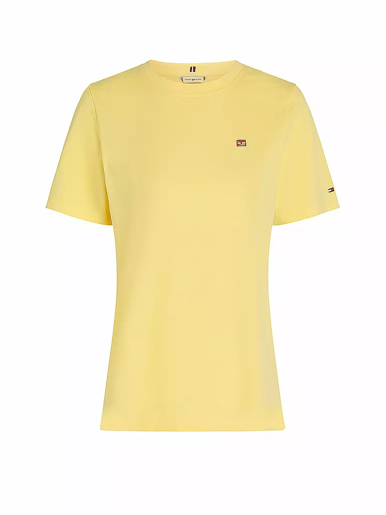 TOMMY HILFIGER | T-Shirt Regular Fit | gelb