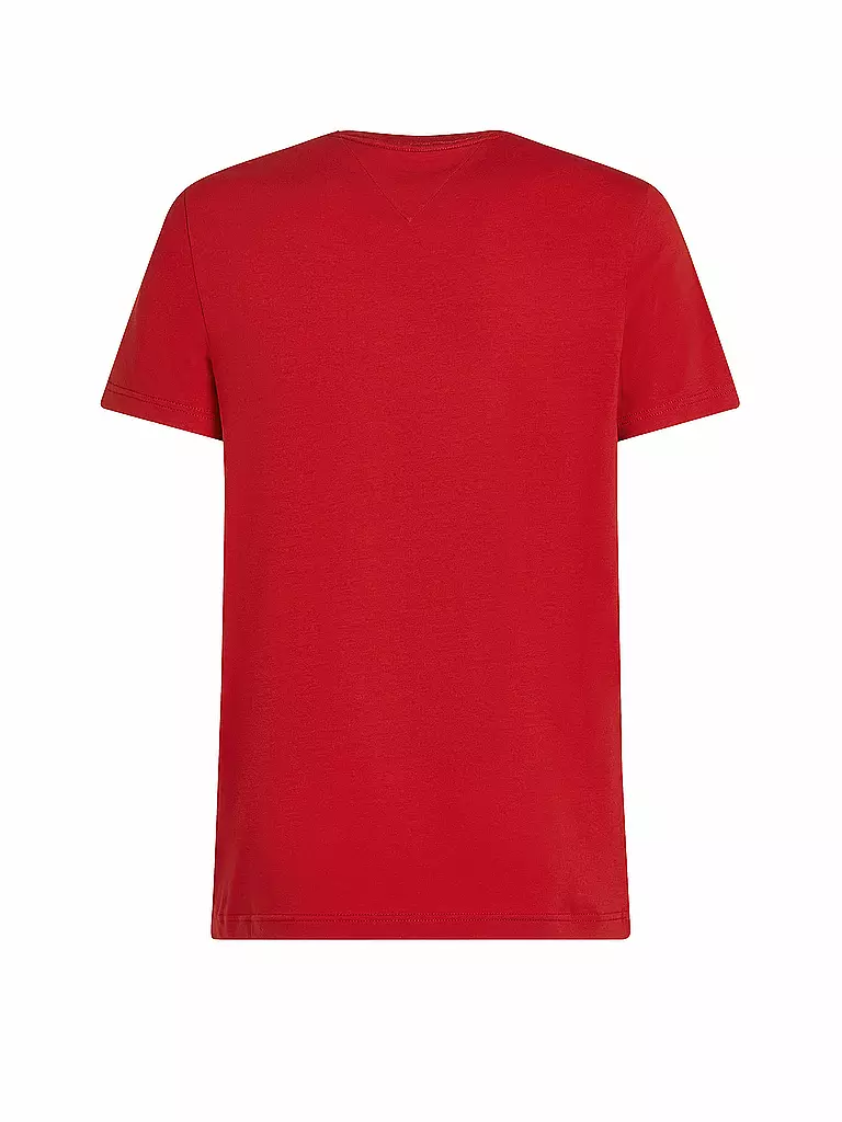 TOMMY HILFIGER | T-Shirt Slim Fit | grün