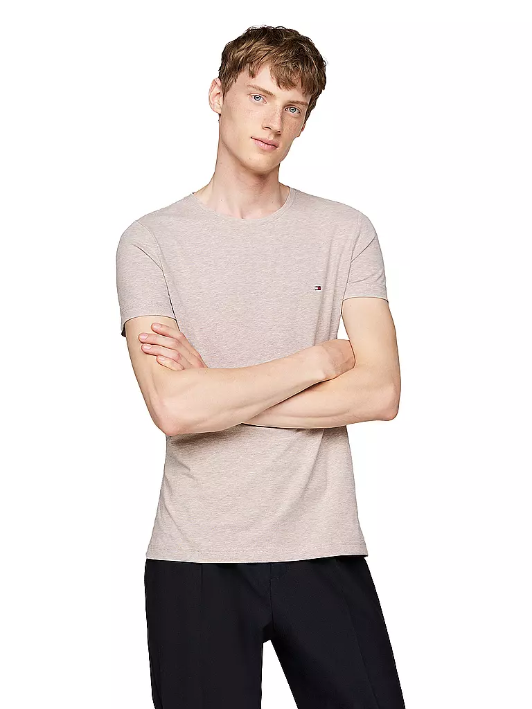 TOMMY HILFIGER | T-Shirt Slim Fit | creme