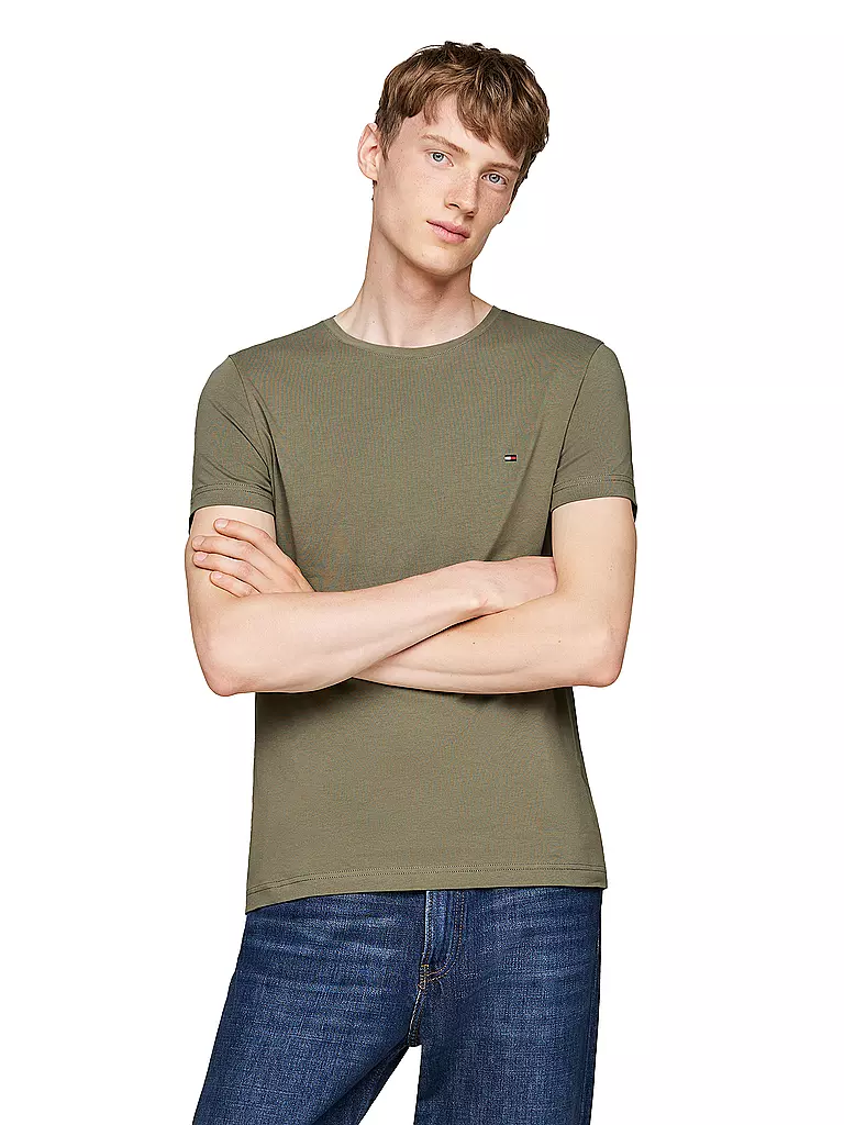 TOMMY HILFIGER | T-Shirt Slim Fit | olive