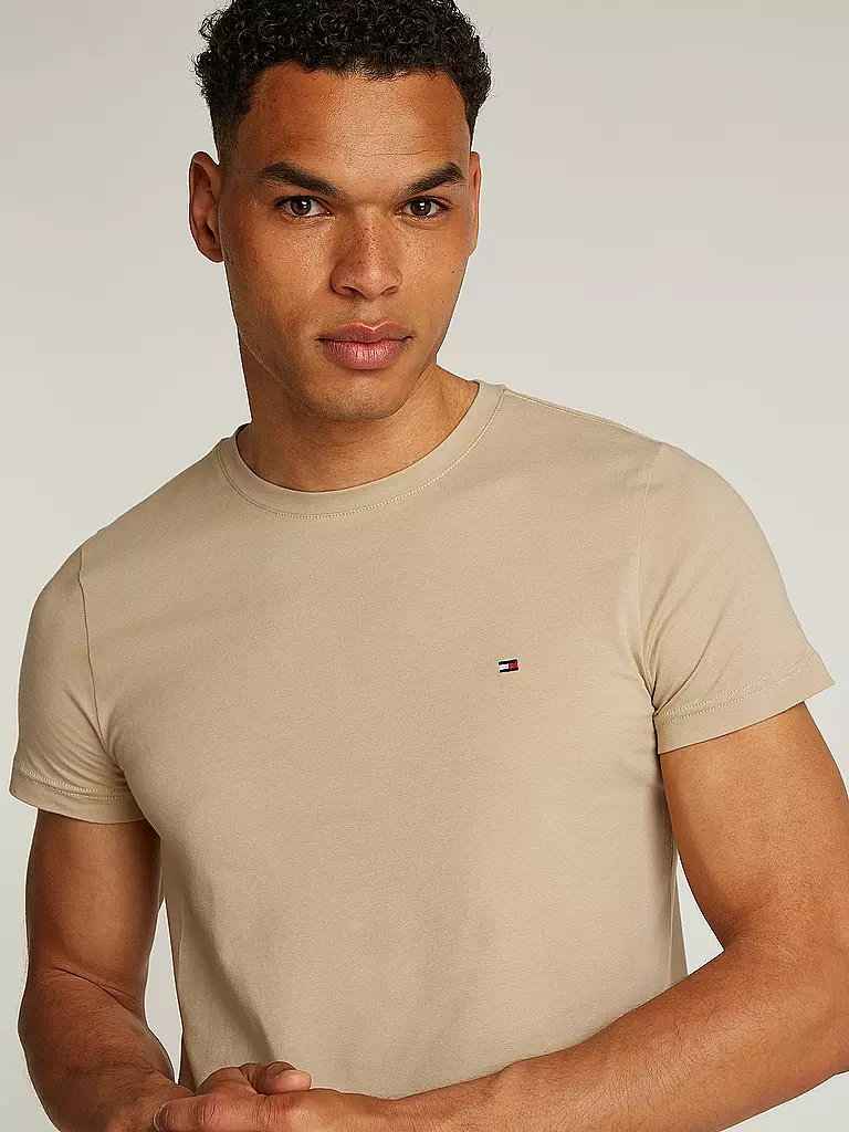 TOMMY HILFIGER | T-Shirt Slim Fit | beige