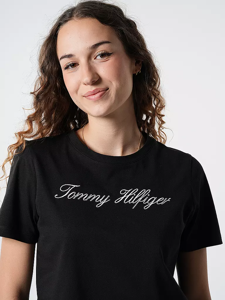 TOMMY HILFIGER | T-Shirt | schwarz