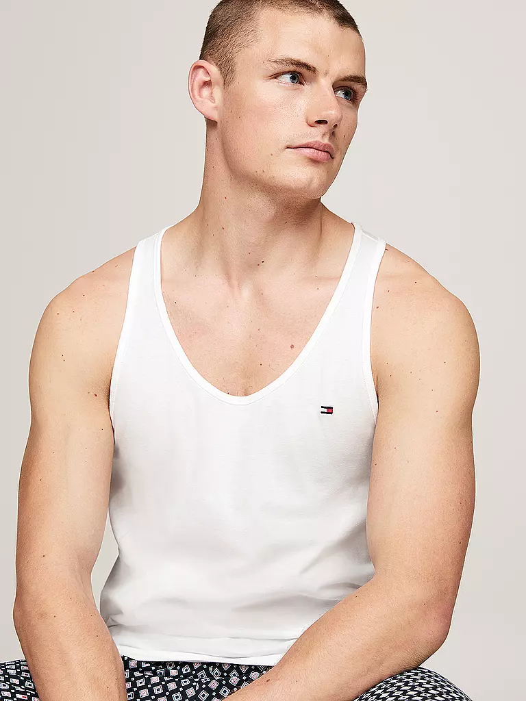 TOMMY HILFIGER | Tanktop 3er Pkg | weiss