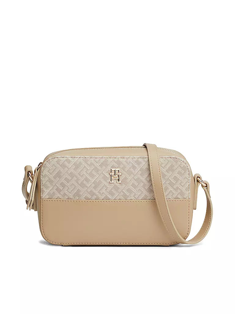 TOMMY HILFIGER | Tasche - Mini Bag TH JACQUARD CAMERA BAG | beige