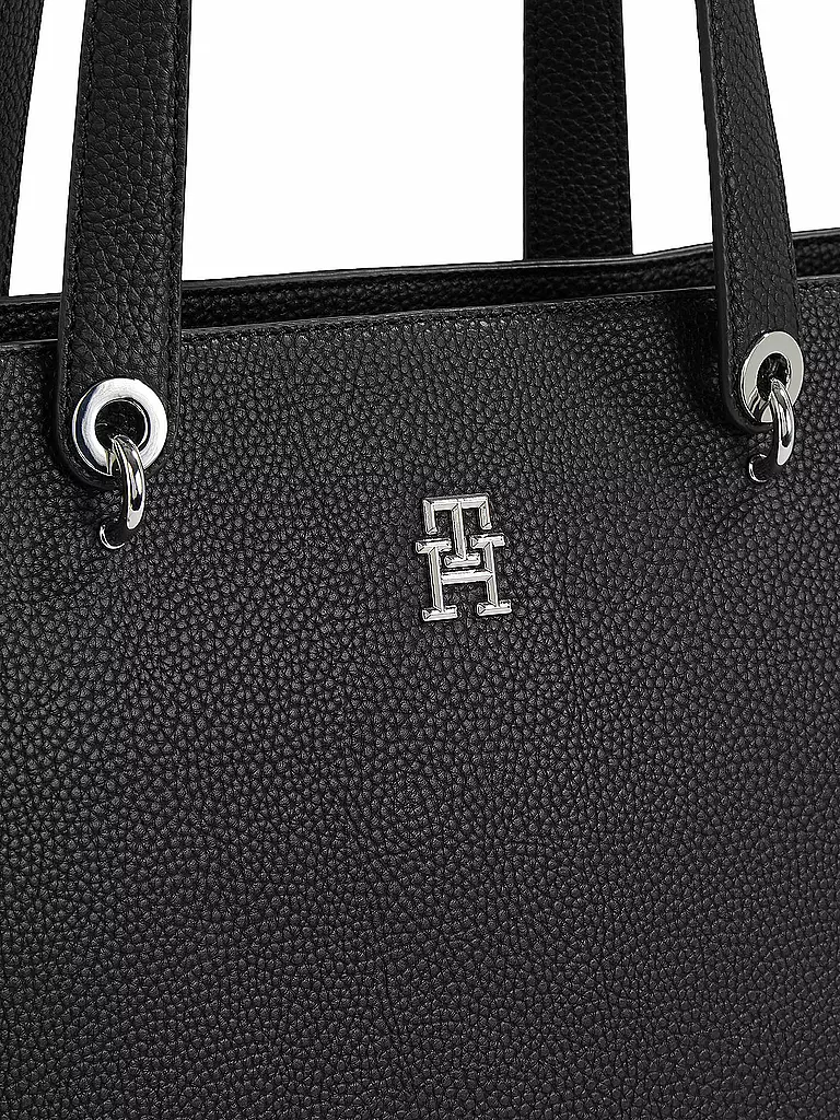 TOMMY HILFIGER | Tasche - Shopper TH EMBLEM | schwarz