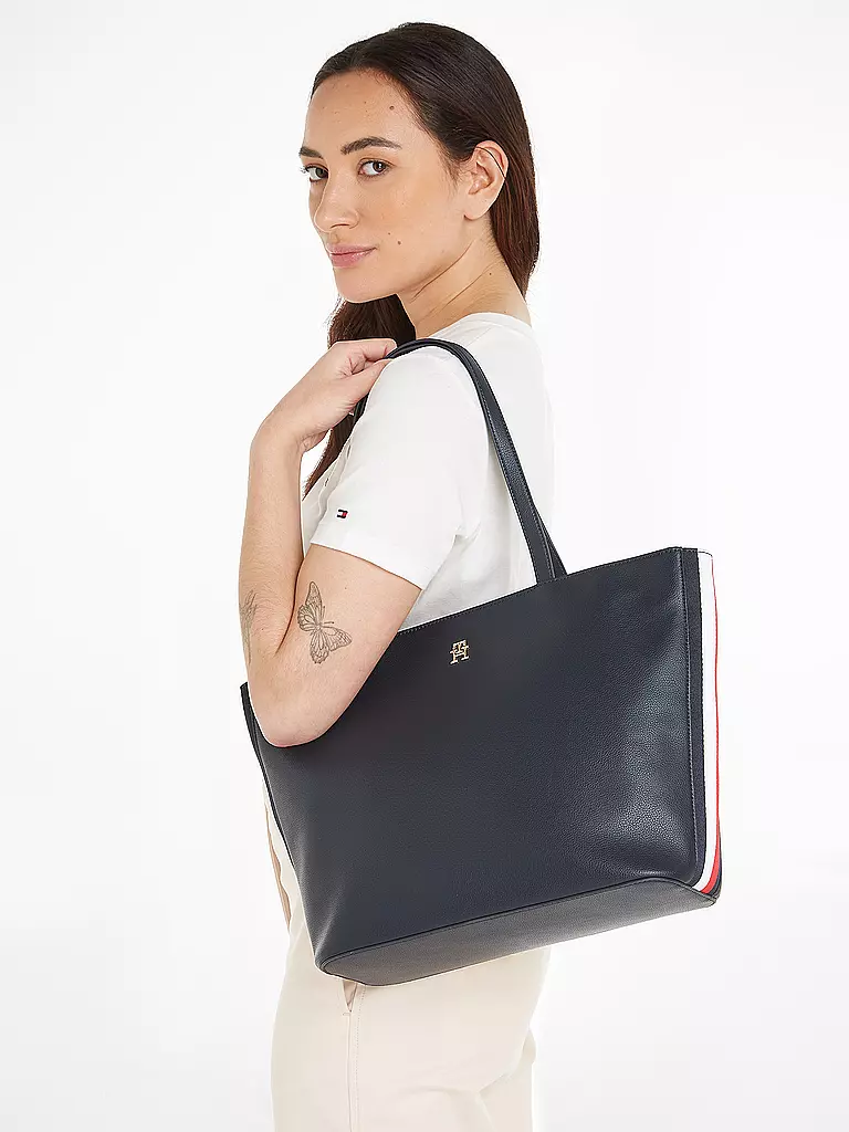 TOMMY HILFIGER | Tasche - Shopper TH ESSENTIAL | dunkelblau