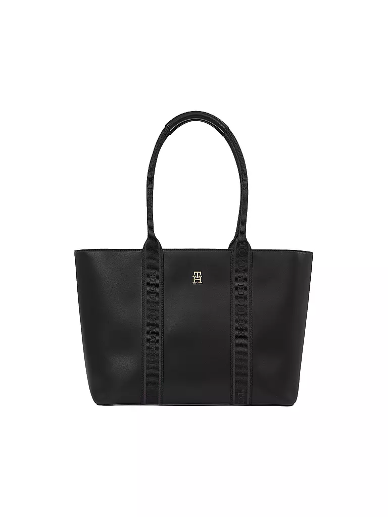 TOMMY HILFIGER | Tasche - Tote Bag TH LOGOTAPE | schwarz