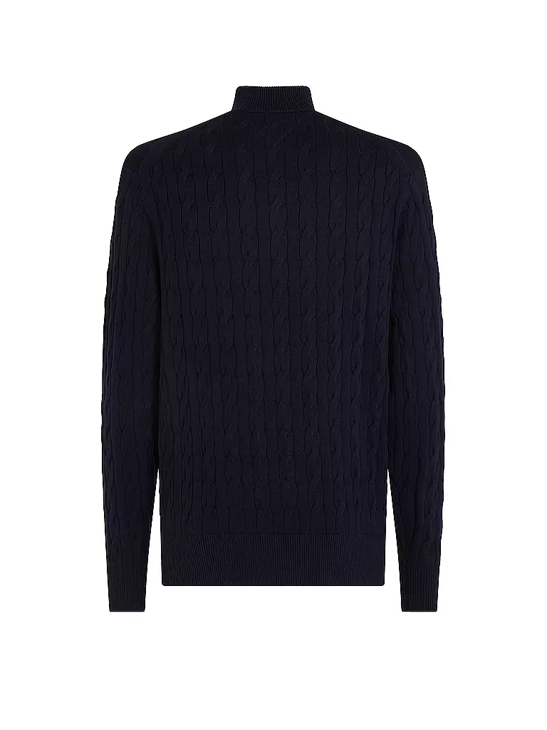 TOMMY HILFIGER | Troyer Pullover | grau