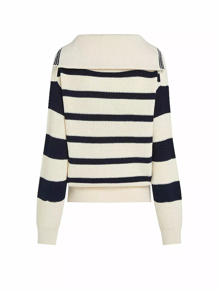 TOMMY HILFIGER | Troyer Pullover | weiss