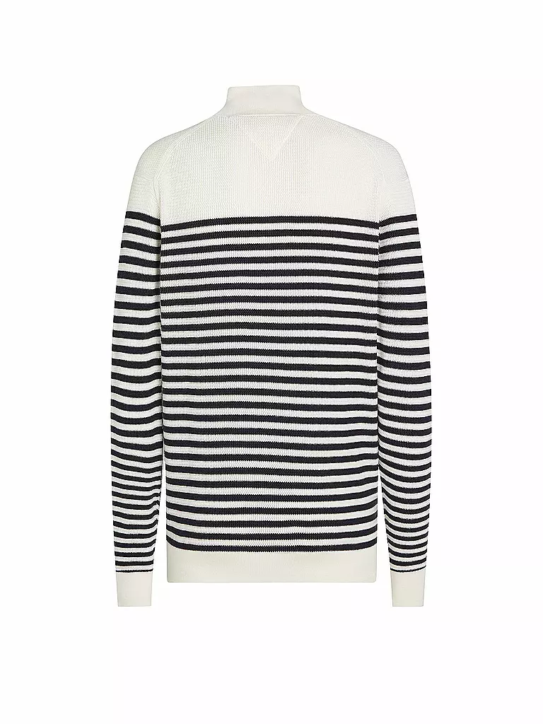 TOMMY HILFIGER | Troyer Pullover | weiss