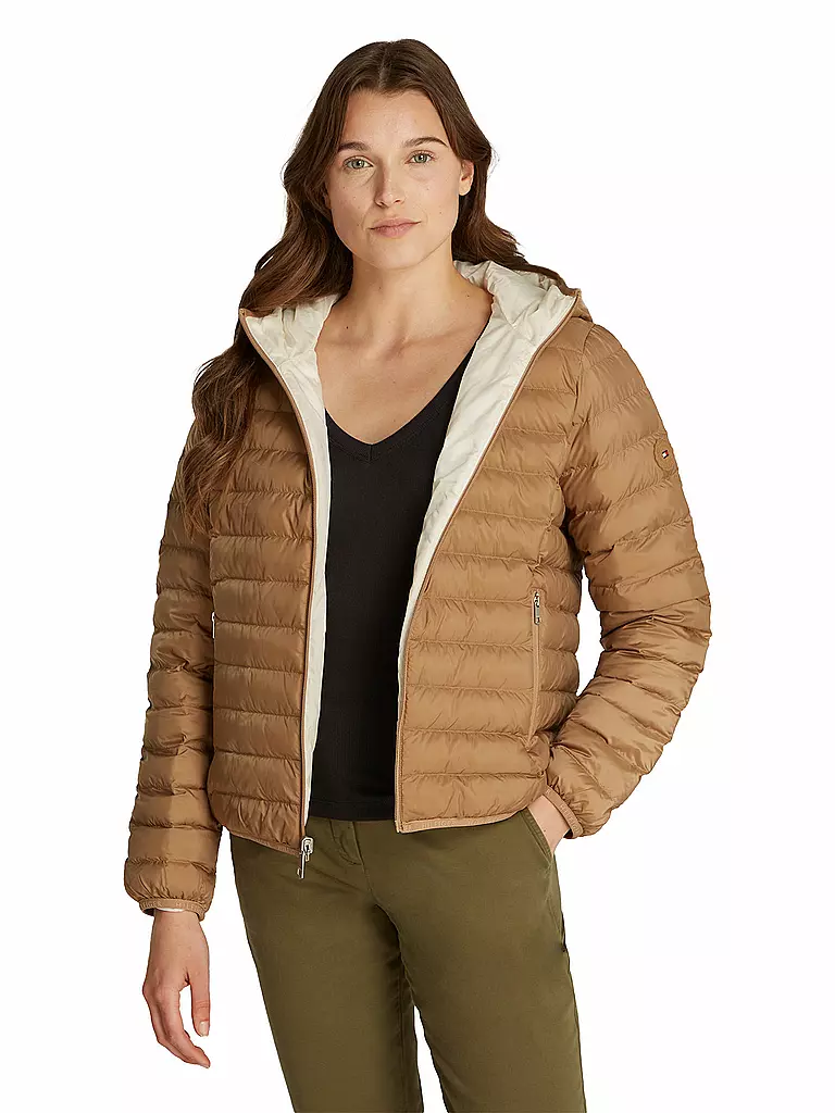 TOMMY HILFIGER | Wende Steppjacke  | camel