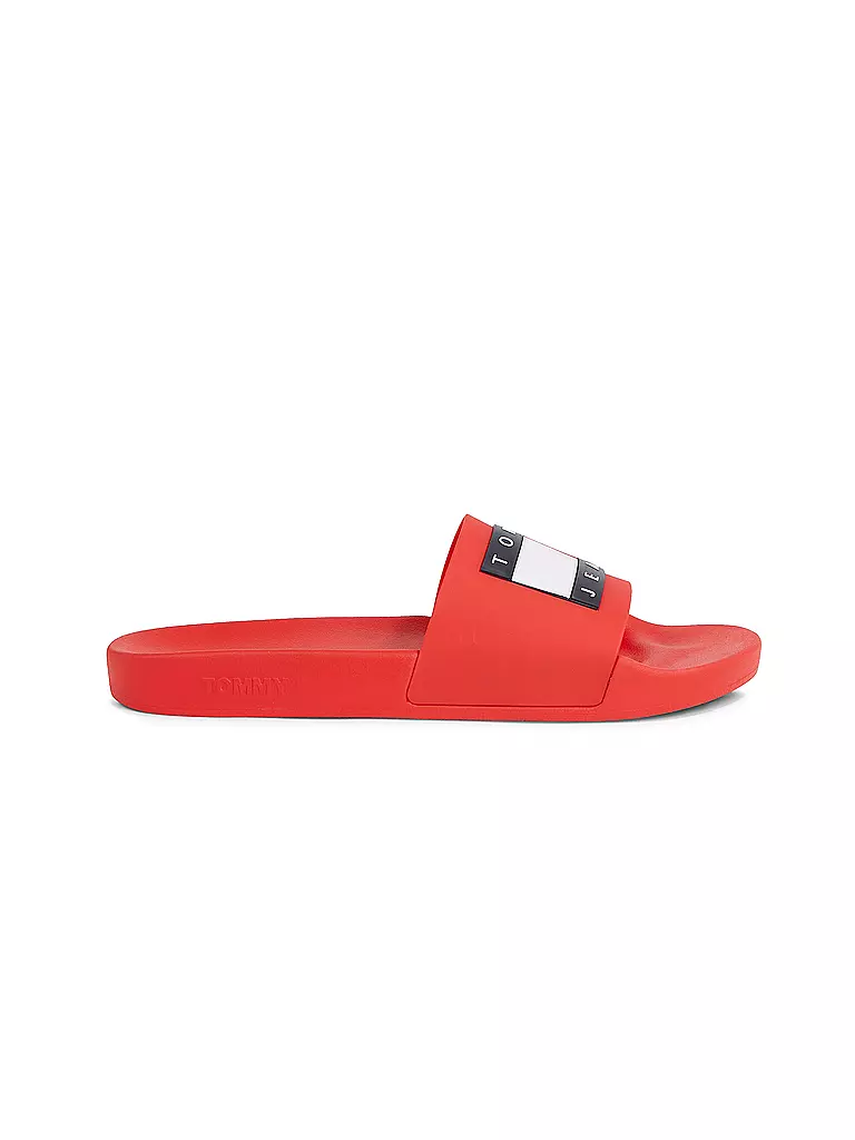 TOMMY JEANS | Badeschuhe - Slides | rot