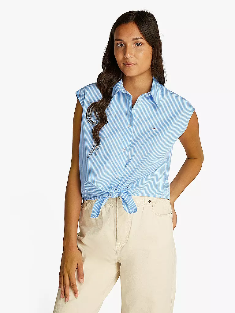 TOMMY JEANS | Bluse | hellblau