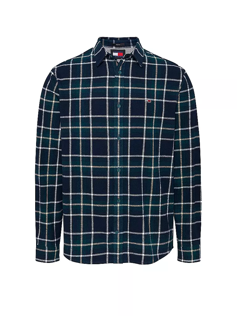 TOMMY JEANS | Flanellhemd  | blau