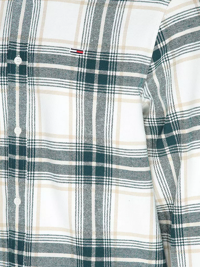 TOMMY JEANS | Flanellhemd  | weiss