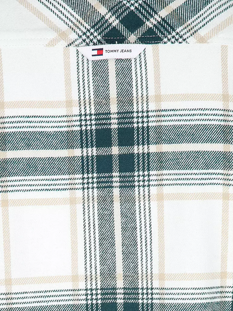 TOMMY JEANS | Flanellhemd | grau