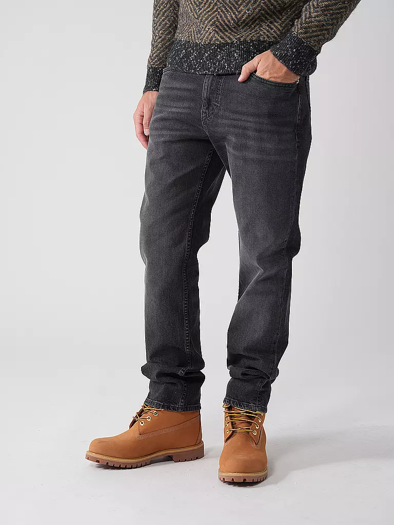 TOMMY JEANS | Jeans Regular Straight | schwarz