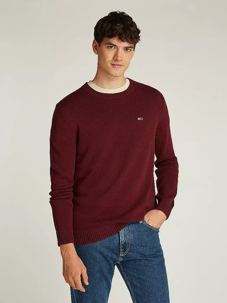 TOMMY JEANS | Pullover | beere