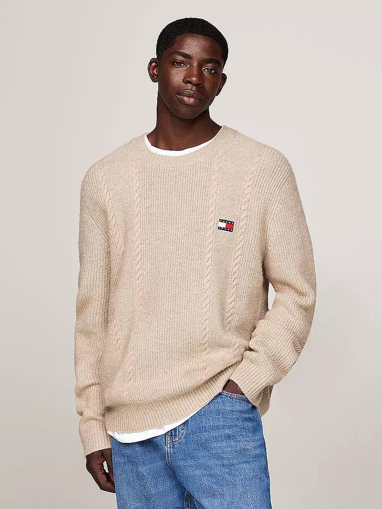 TOMMY JEANS | Pullover | beige