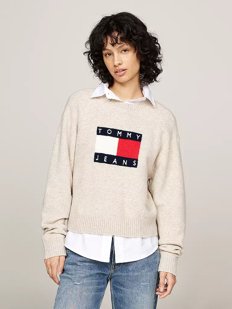 TOMMY JEANS | Pullover | creme