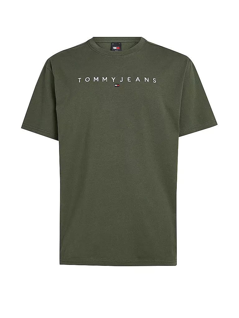 TOMMY JEANS | T-Shirt  | dunkelgrün