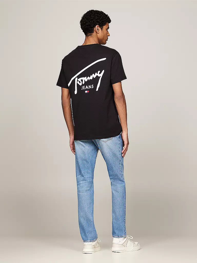 TOMMY JEANS | T-Shirt  | schwarz