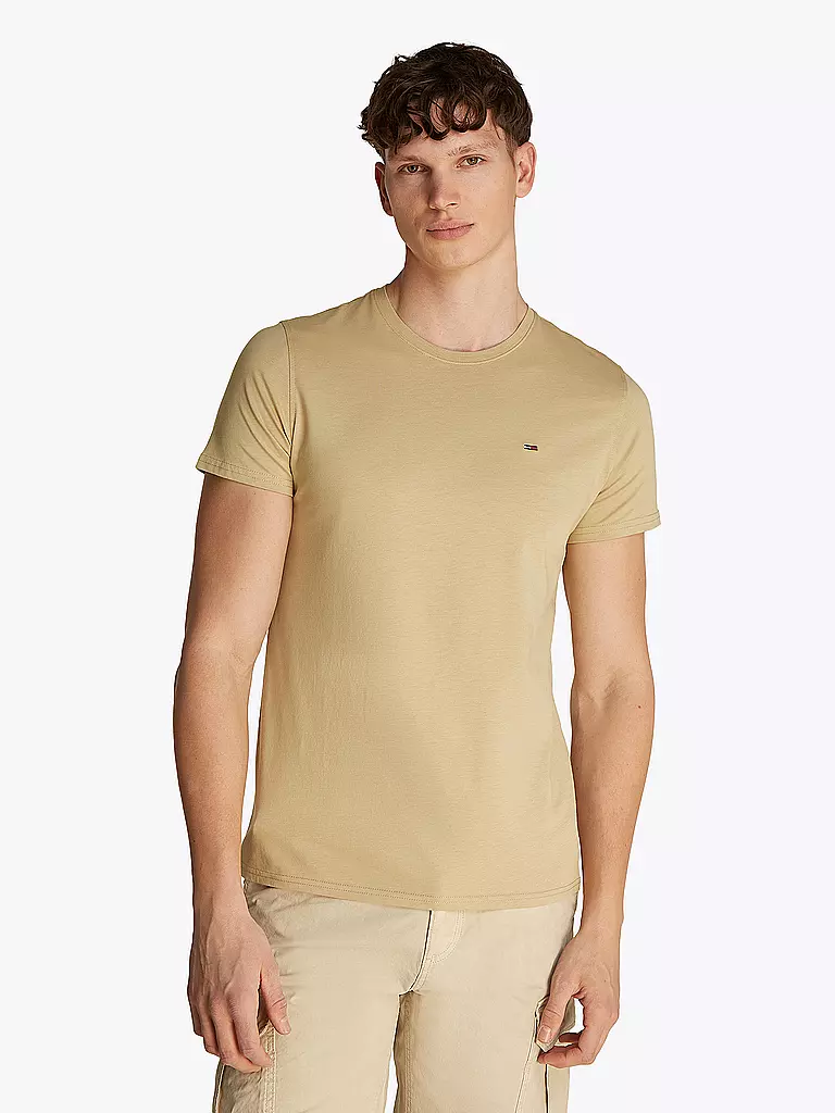 TOMMY JEANS | T-Shirt  | camel