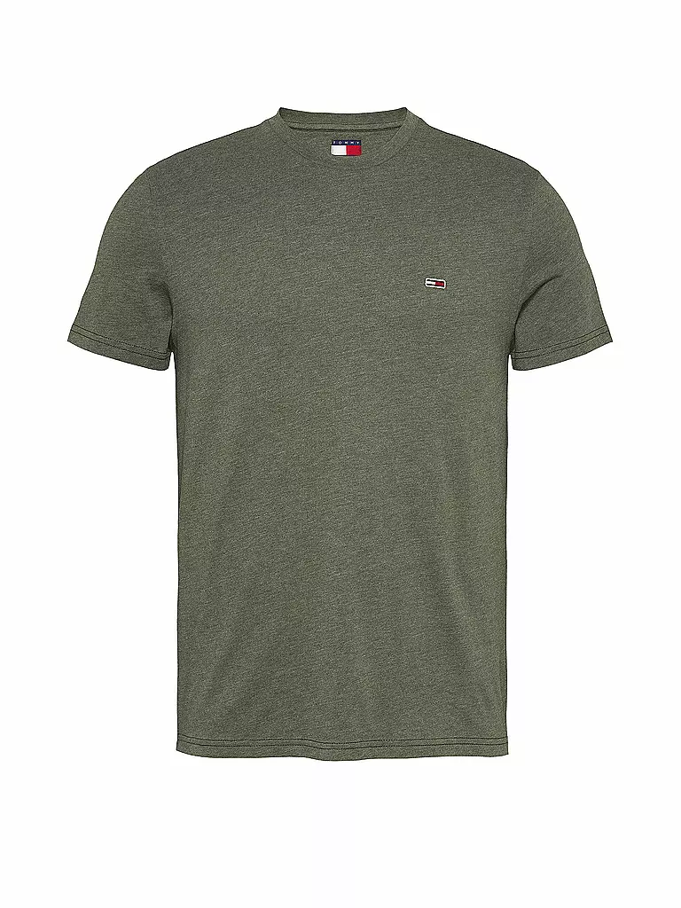 TOMMY JEANS | T-Shirt Slim Fit | olive