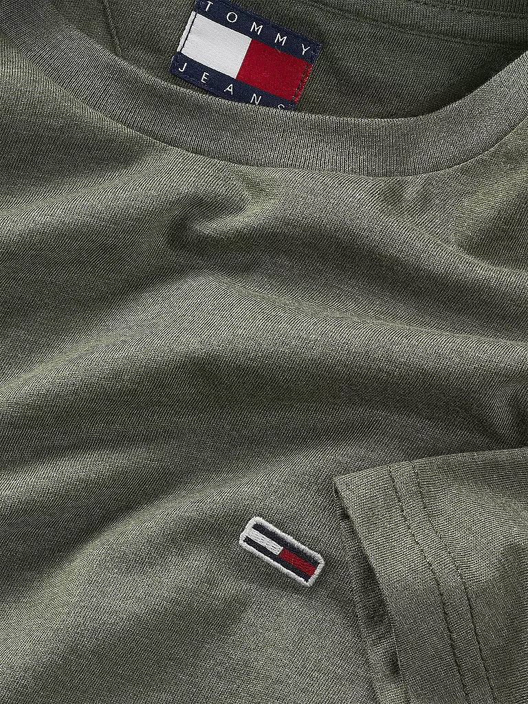 TOMMY JEANS | T-Shirt Slim Fit | olive