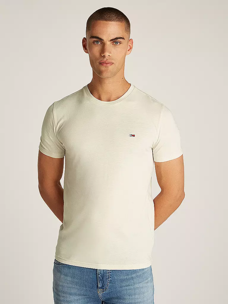 TOMMY JEANS | T-Shirt Slim Fit | creme