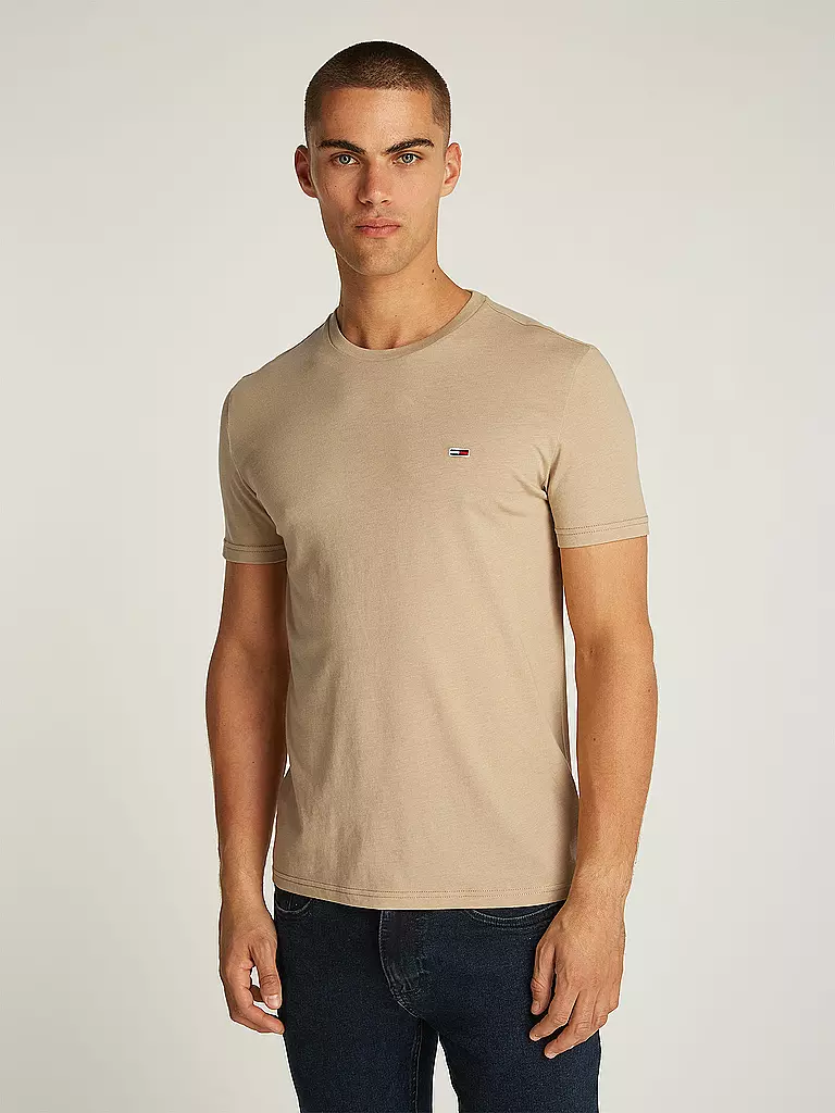 TOMMY JEANS | T-Shirt Slim Fit | beige