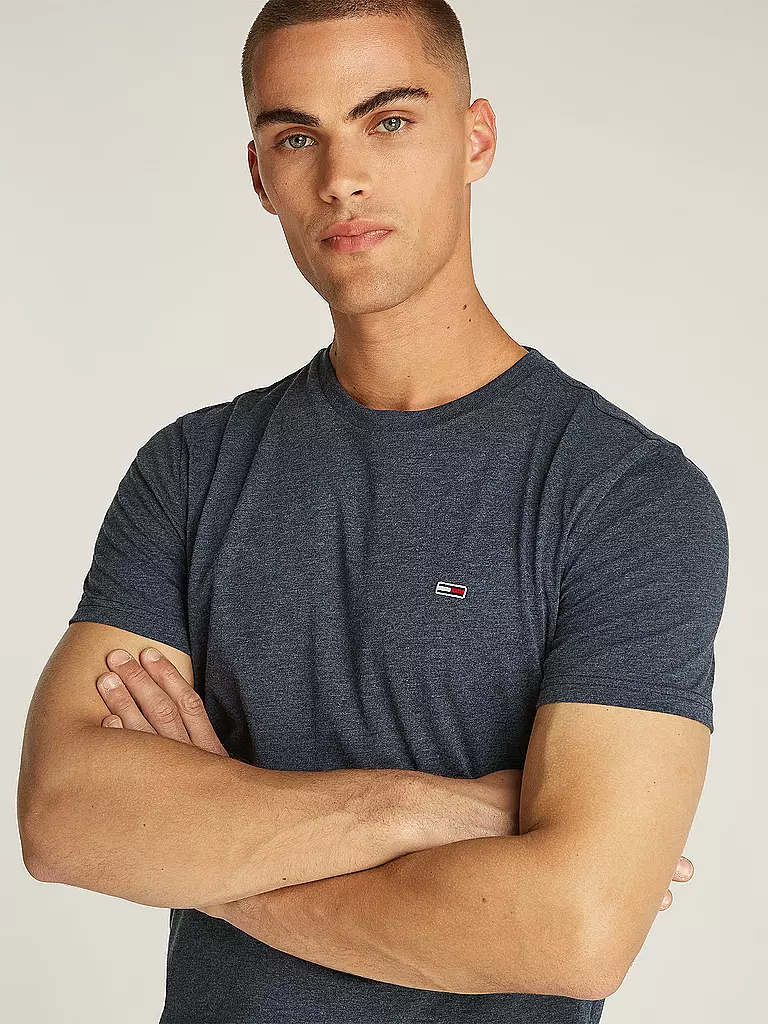 TOMMY JEANS | T-Shirt Slim Fit | schwarz