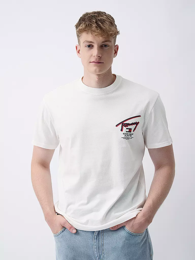 TOMMY JEANS | T-Shirt | weiss