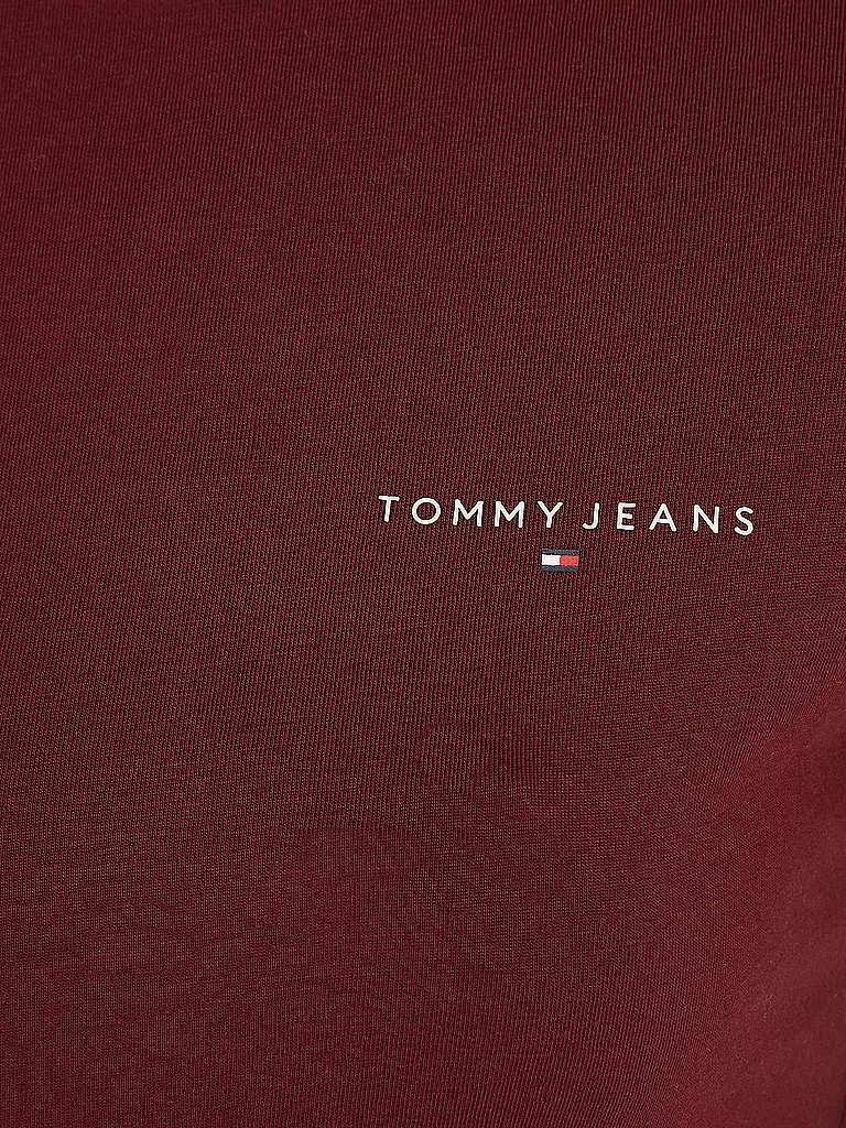 TOMMY JEANS | T-Shirt | dunkelrot