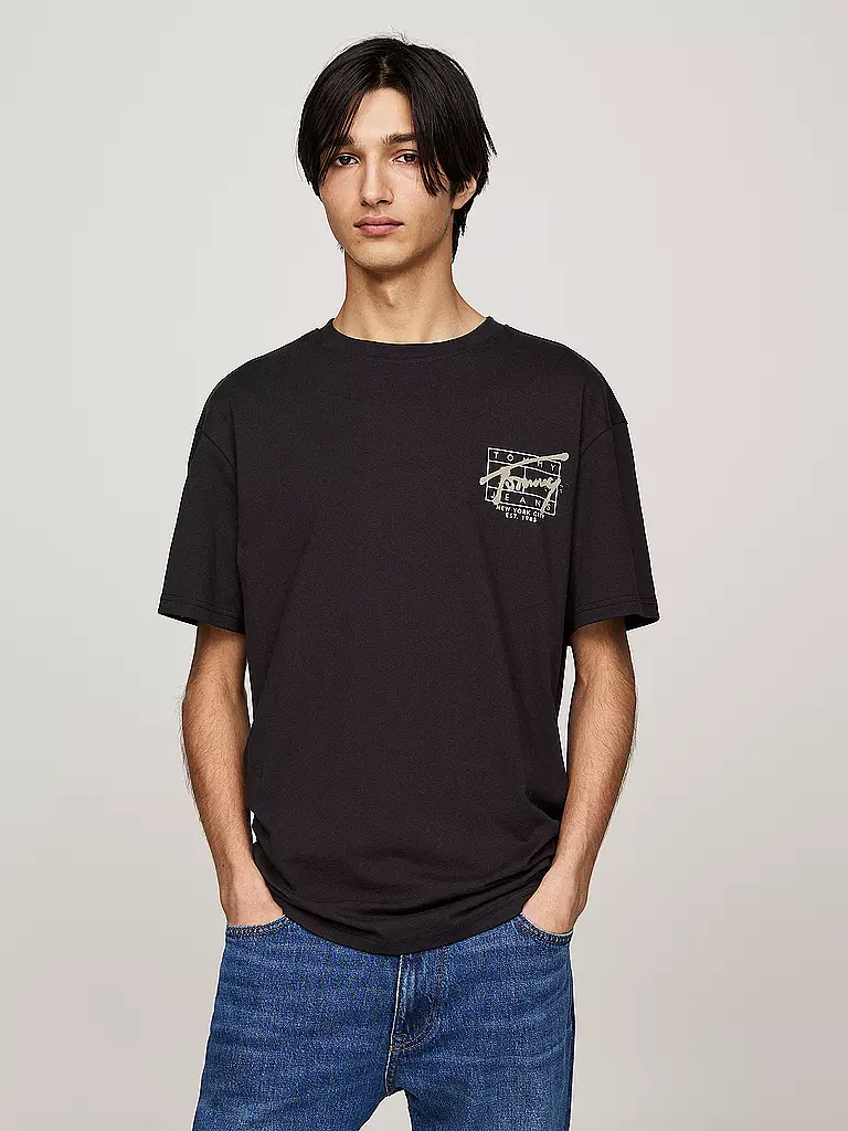 TOMMY JEANS | T-Shirt | schwarz