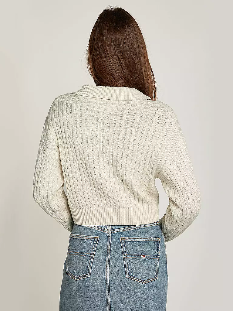 TOMMY JEANS | Trojer Pullover | creme