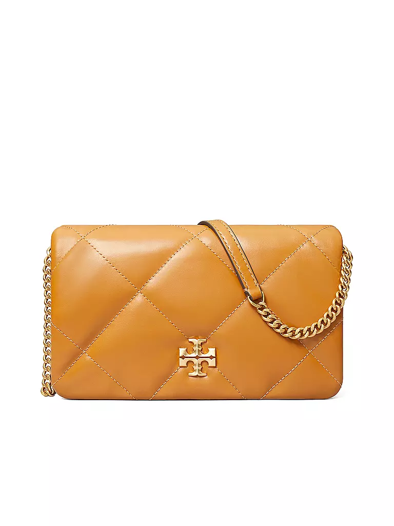 TORY BURCH | Geldbörse KIRA DIAMOND | braun