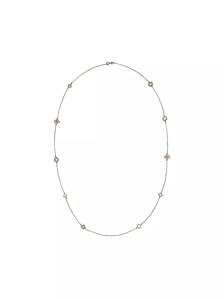 TORY BURCH | Halskette KIRA CLOVER LONG NECKLACE | gold