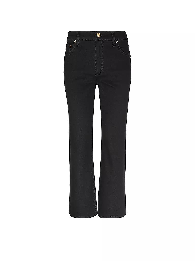 TORY BURCH | Jeans Flared Fit 7/8 | schwarz