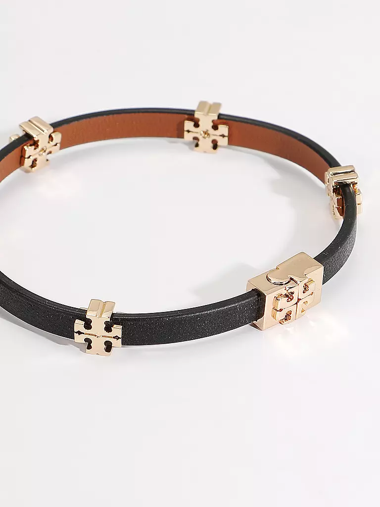 TORY BURCH | Lederarmband ELEANOR | braun