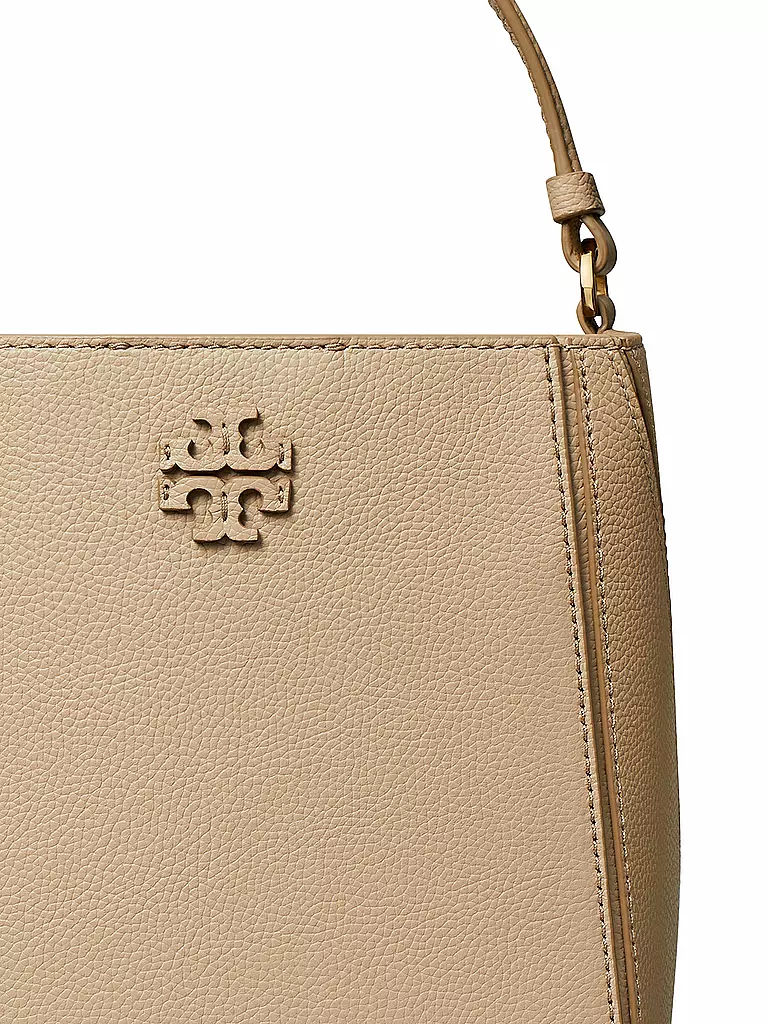 TORY BURCH | Ledertasche - Bucket Bag MCGRAW | beige