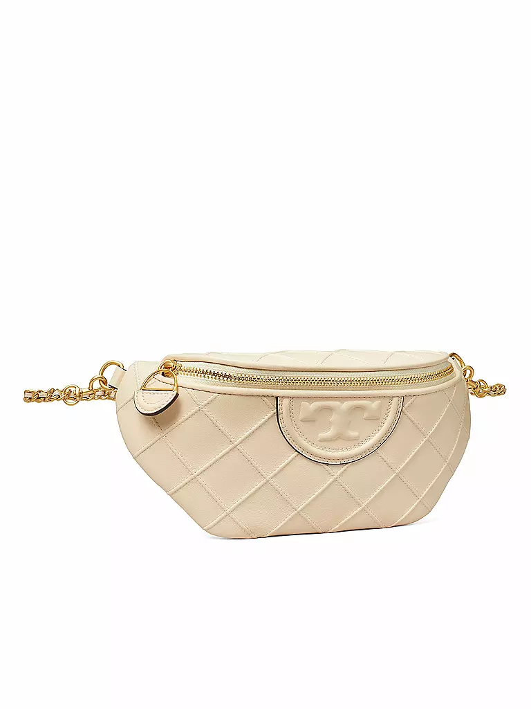 TORY BURCH | Ledertasche - Gürteltasche FLEMING SOFT BELT BAG | creme