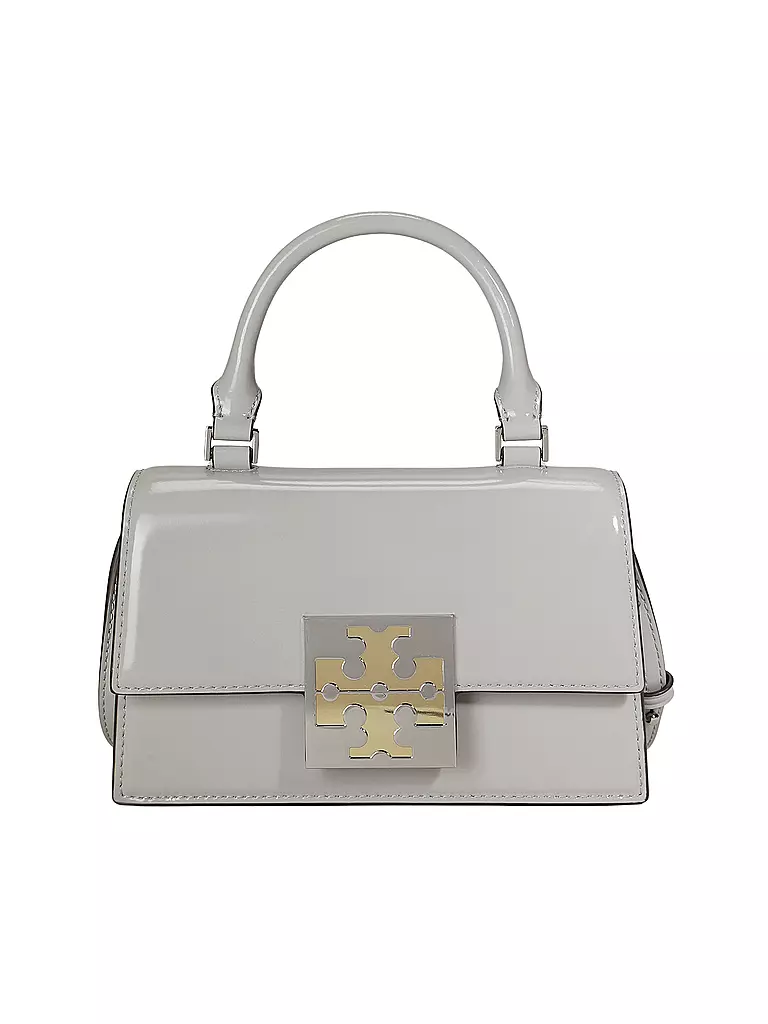 TORY BURCH | Ledertasche - Mini Bag SPAZZOLATO | grau