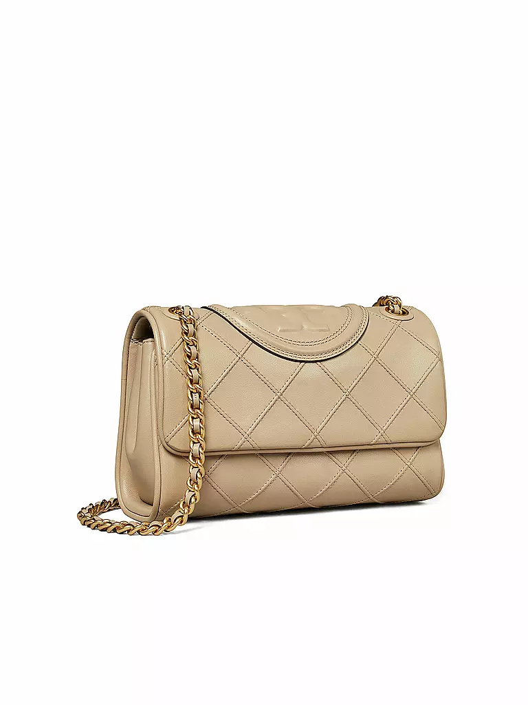 TORY BURCH | Ledertasche - Umhängetasche FLEMING SOFT | creme