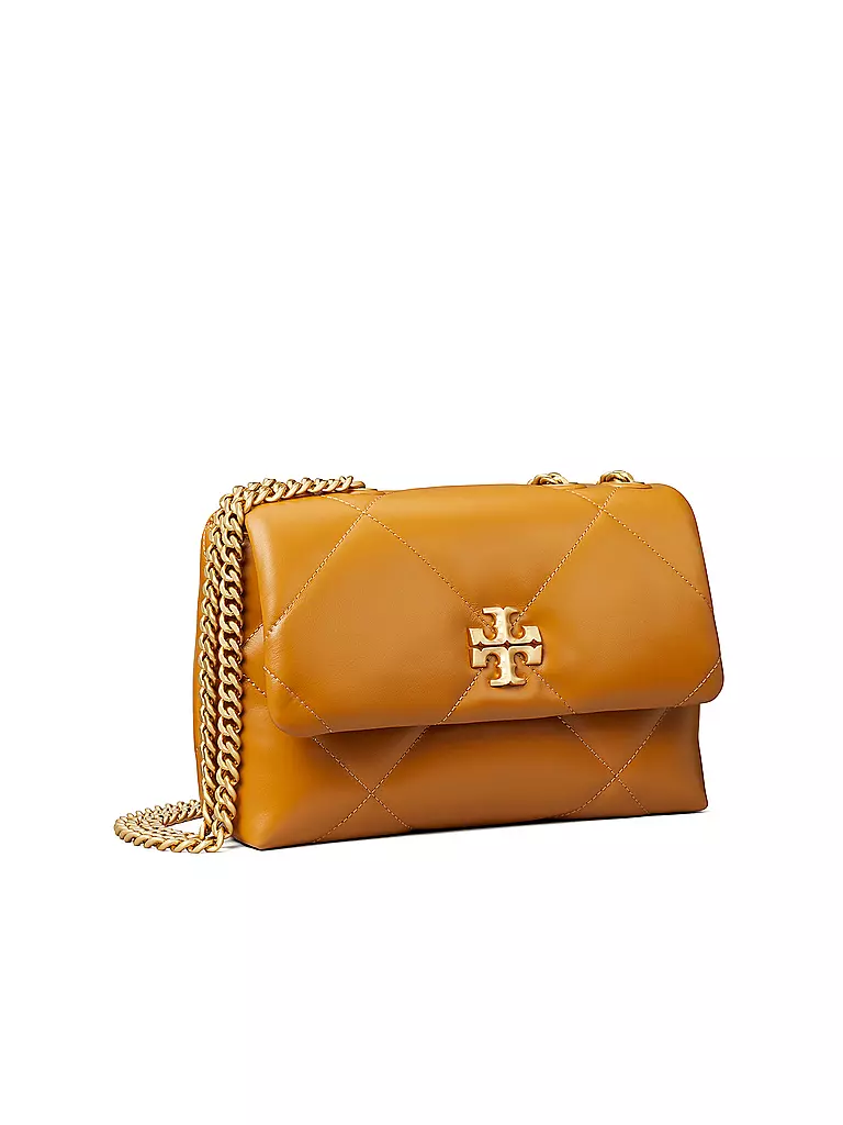 TORY BURCH | Ledertasche - Umhängetasche KIRA DIAMOND Small | beige