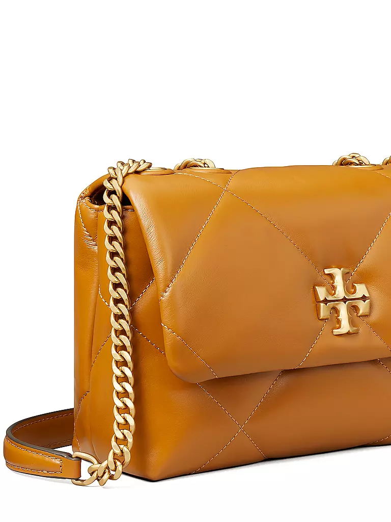 TORY BURCH | Ledertasche - Umhängetasche KIRA DIAMOND Small | beige