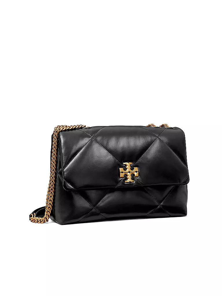 TORY BURCH | Ledertasche - Umhängetasche KIRA DIAMOND | braun