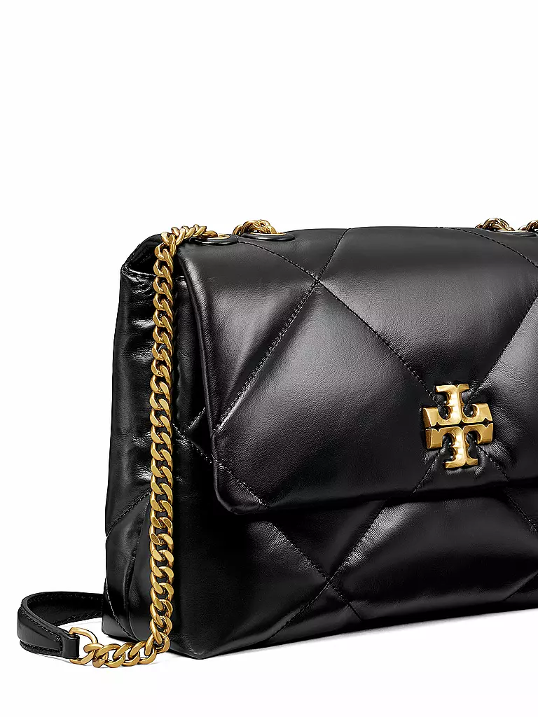 TORY BURCH | Ledertasche - Umhängetasche KIRA DIAMOND | braun