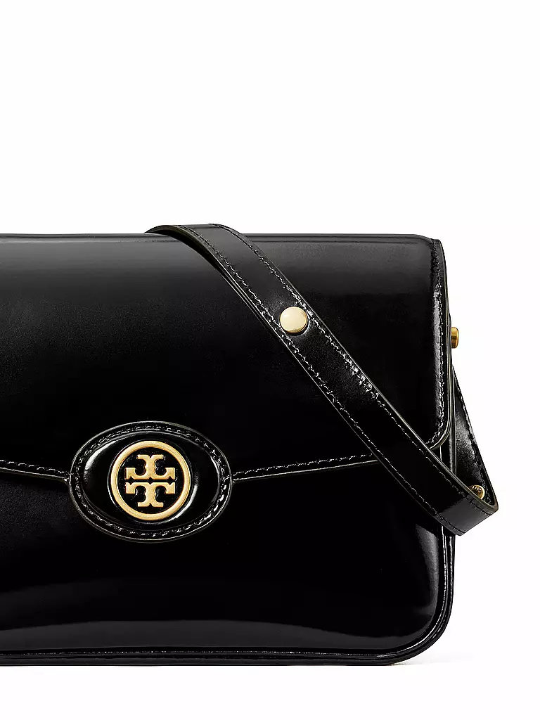 TORY BURCH | Ledertasche - Umhängetasche ROBINSON | schwarz