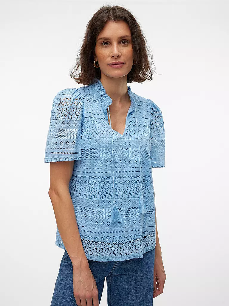 VERO MODA | Bluse VMHONEY | blau